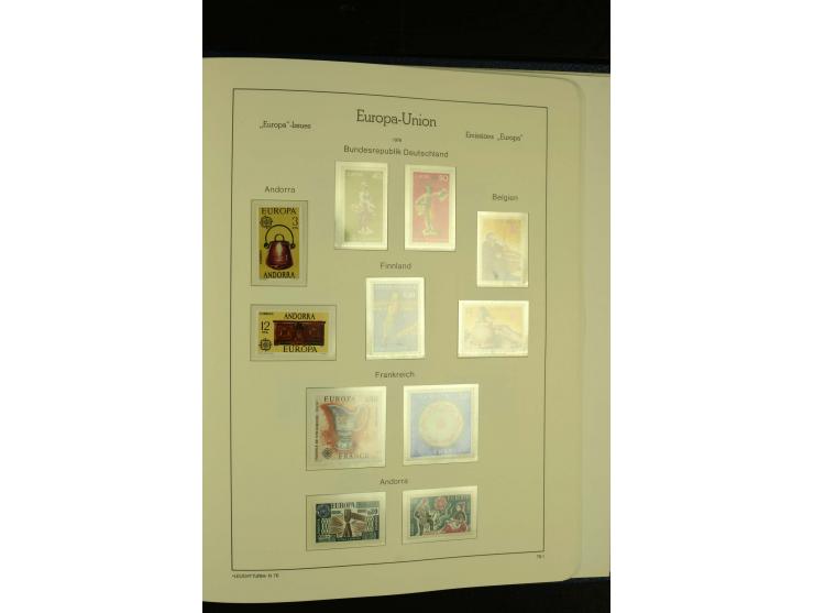 1949/86, postfrische kpl. Sammlung mit einigen wenigen ungebrauchten in 2 Leuchtturm-Alben