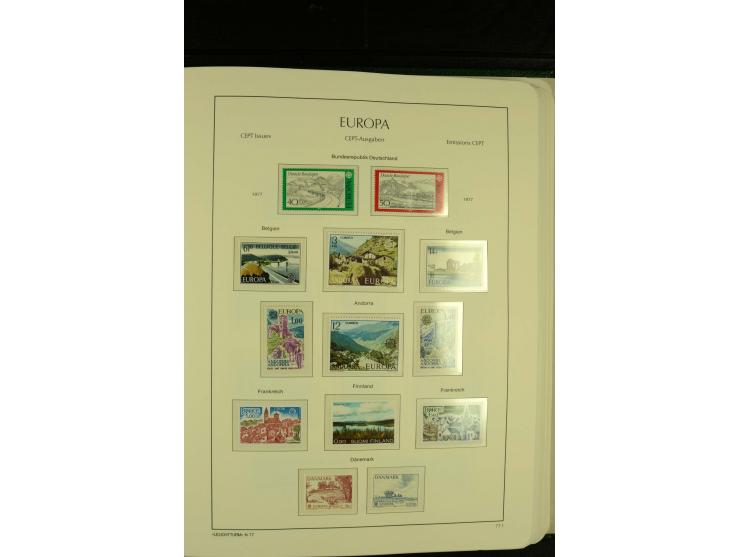 1949/86, postfrische kpl. Sammlung mit einigen wenigen ungebrauchten in 2 Leuchtturm-Alben