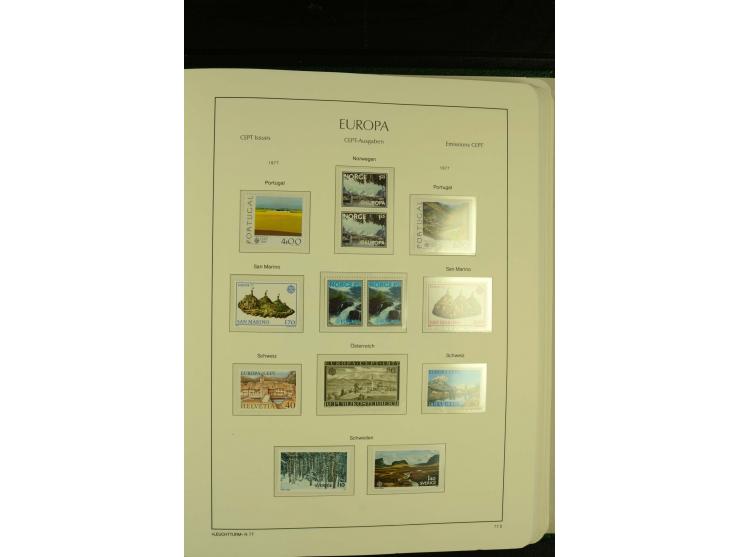 1949/86, postfrische kpl. Sammlung mit einigen wenigen ungebrauchten in 2 Leuchtturm-Alben