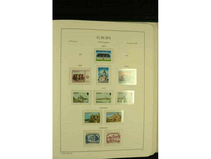 1949/86, postfrische kpl. Sammlung mit einigen wenigen ungebrauchten in 2 Leuchtturm-Alben