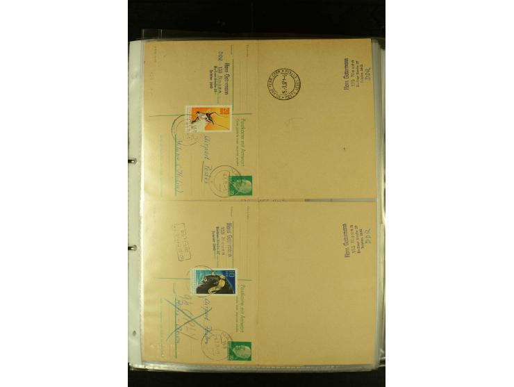 1910/1990, Berliner Flugpost und Flughafen-Stempel, interessante Sammlung mit alten Ansichtskarten, Flugpost- und Zeppelinpos