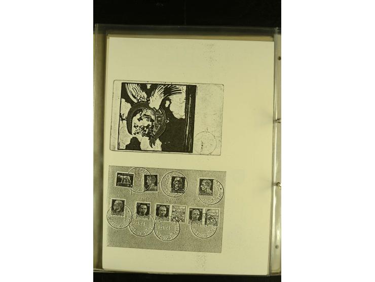 1909/1940 (ca.), umfangreiche Sammlung ab Pionierpost mit vielen verschiedenen Flügen, SST, Sonderkarten, Vignetten (teils lo