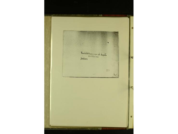1909/1940 (ca.), umfangreiche Sammlung ab Pionierpost mit vielen verschiedenen Flügen, SST, Sonderkarten, Vignetten (teils lo