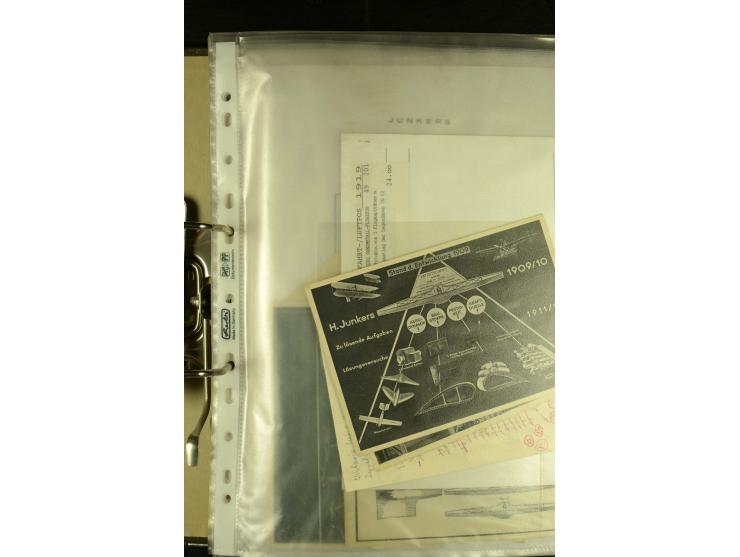 1909/1940 (ca.), Sammlung "Junkers-Werke" mit ca. 45 meist ungebrauchten Ansichts- und Werbekarten mit vielen verschiedenen A