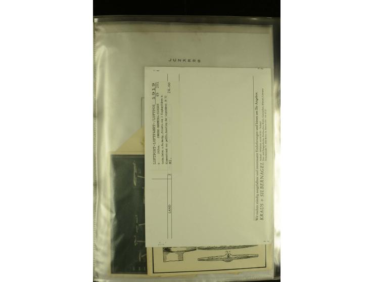 1909/1940 (ca.), Sammlung "Junkers-Werke" mit ca. 45 meist ungebrauchten Ansichts- und Werbekarten mit vielen verschiedenen A