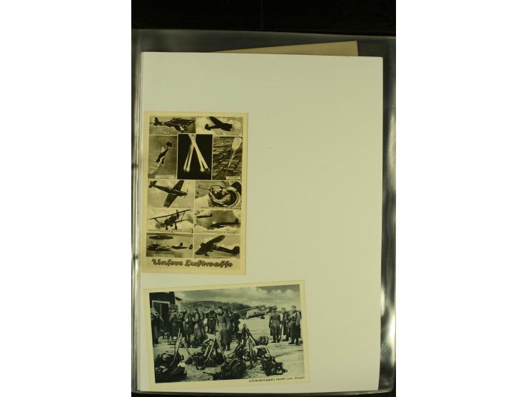 1909/1940 (ca.), Sammlung "Junkers-Werke" mit ca. 45 meist ungebrauchten Ansichts- und Werbekarten mit vielen verschiedenen A