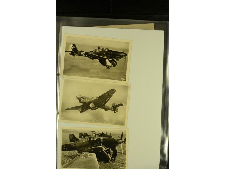 1909/1940 (ca.), Sammlung "Junkers-Werke" mit ca. 45 meist ungebrauchten Ansichts- und Werbekarten mit vielen verschiedenen A