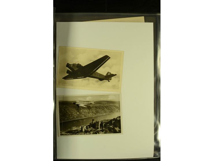 1909/1940 (ca.), Sammlung "Junkers-Werke" mit ca. 45 meist ungebrauchten Ansichts- und Werbekarten mit vielen verschiedenen A