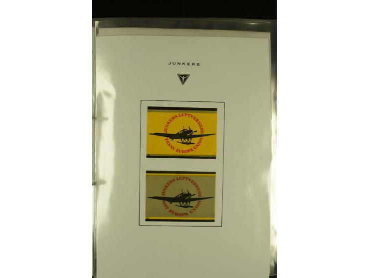 1909/1940 (ca.), Sammlung "Junkers-Werke" mit ca. 45 meist ungebrauchten Ansichts- und Werbekarten mit vielen verschiedenen A
