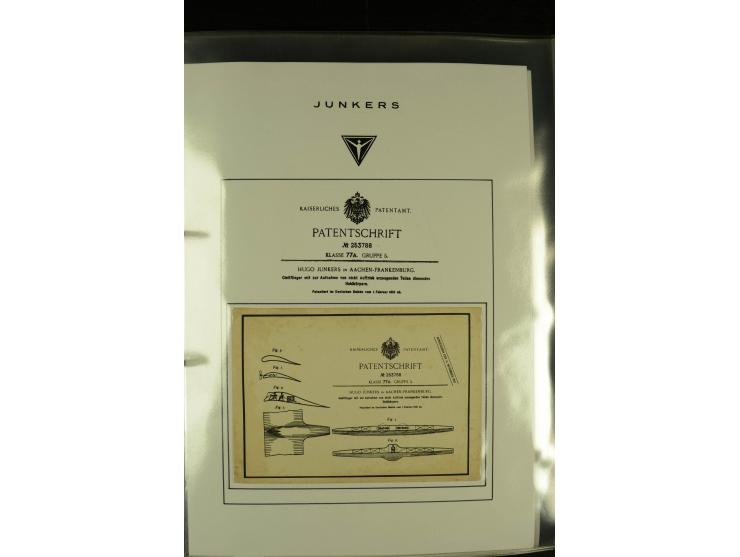 1909/1940 (ca.), Sammlung "Junkers-Werke" mit ca. 45 meist ungebrauchten Ansichts- und Werbekarten mit vielen verschiedenen A