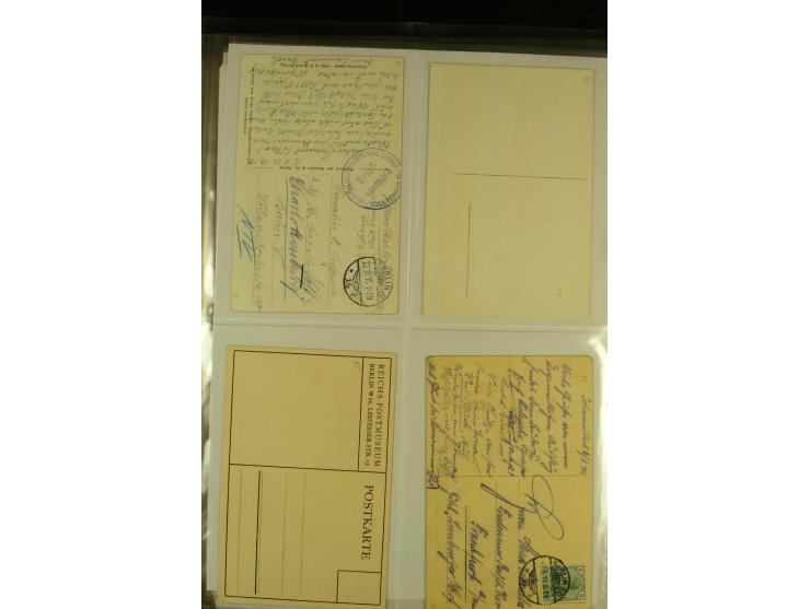 1912/1940 (ca.), interessante Sammlung "Berliner Flughäfen" mit entsprechenden Aufgabe-Stempeln, Flugpostbelegen von und nach