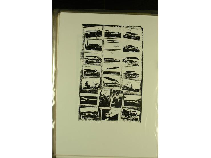 1912/1940 (ca.), interessante Sammlung "Berliner Flughäfen" mit entsprechenden Aufgabe-Stempeln, Flugpostbelegen von und nach