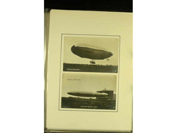 1912/1940 (ca.), interessante Sammlung "Berliner Flughäfen" mit entsprechenden Aufgabe-Stempeln, Flugpostbelegen von und nach