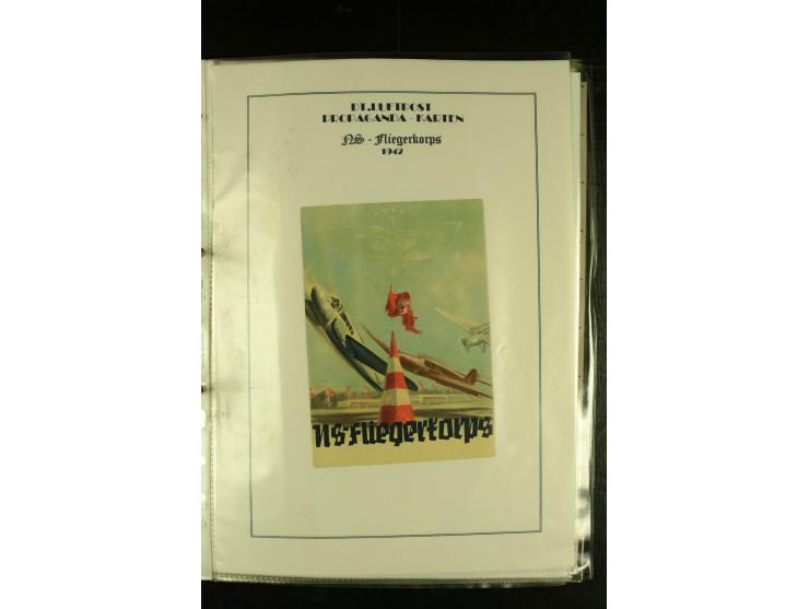 1926/1942, hochwertige Sammlung mit ca. 30 "Bildwerbekarten" der Fluggesellschaften "Condor" und "Lufthansa" sowie des NSFK, 