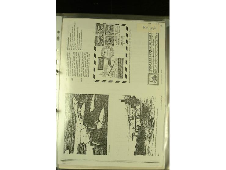 1925/1940 (ca.), umfangreiche Sammlung "Flugpostlinen aus Aller Welt" inkl. dt. Katapultpost mit ca. 190 Briefen und Karten, 