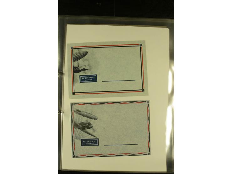 1925/1940 (ca.), umfangreiche Sammlung "Flugpostlinen aus Aller Welt" inkl. dt. Katapultpost mit ca. 190 Briefen und Karten, 