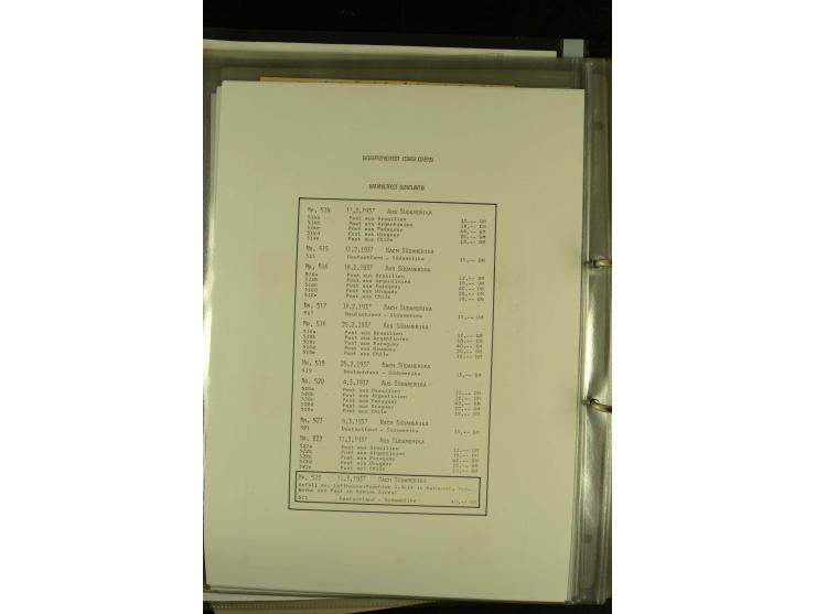 1925/1940 (ca.), umfangreiche Sammlung "Flugpostlinen aus Aller Welt" inkl. dt. Katapultpost mit ca. 190 Briefen und Karten, 