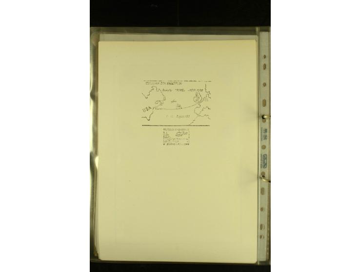 1925/1940 (ca.), umfangreiche Sammlung "Flugpostlinen aus Aller Welt" inkl. dt. Katapultpost mit ca. 190 Briefen und Karten, 