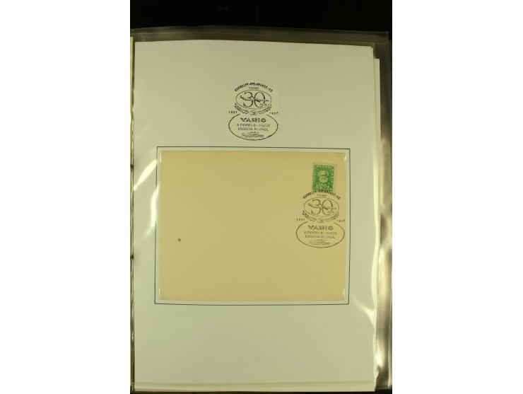 1925/1940 (ca.), umfangreiche Sammlung "Flugpostlinen aus Aller Welt" inkl. dt. Katapultpost mit ca. 190 Briefen und Karten, 