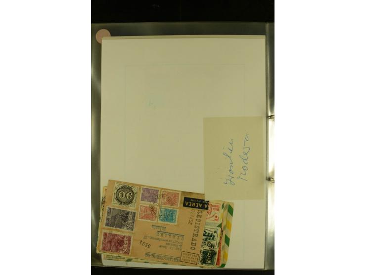 1925/1940 (ca.), umfangreiche Sammlung "Flugpostlinen aus Aller Welt" inkl. dt. Katapultpost mit ca. 190 Briefen und Karten, 