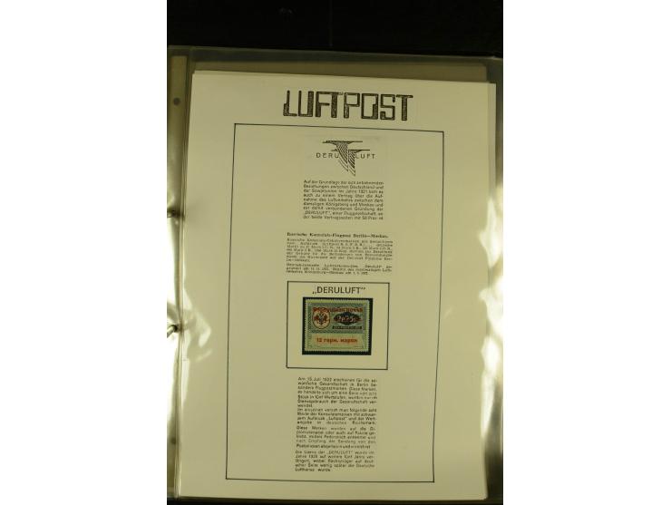 1925/1940 (ca.), umfangreiche Sammlung "Flugpostlinen aus Aller Welt" inkl. dt. Katapultpost mit ca. 190 Briefen und Karten, 