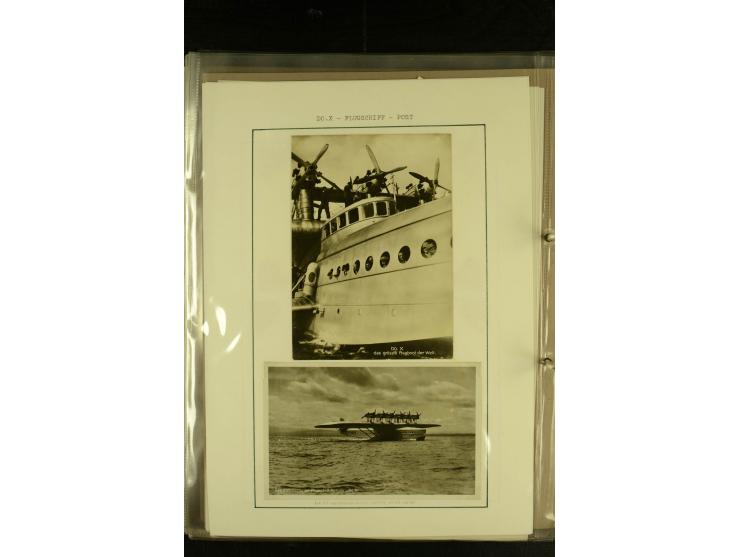 1925/1940 (ca.), umfangreiche Sammlung "Flugpostlinen aus Aller Welt" inkl. dt. Katapultpost mit ca. 190 Briefen und Karten, 