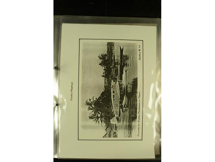1925/1940 (ca.), umfangreiche Sammlung "Flugpostlinen aus Aller Welt" inkl. dt. Katapultpost mit ca. 190 Briefen und Karten, 
