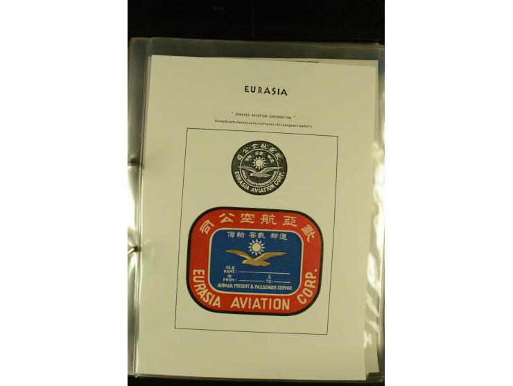 1925/1940 (ca.), umfangreiche Sammlung "Flugpostlinen aus Aller Welt" inkl. dt. Katapultpost mit ca. 190 Briefen und Karten, 