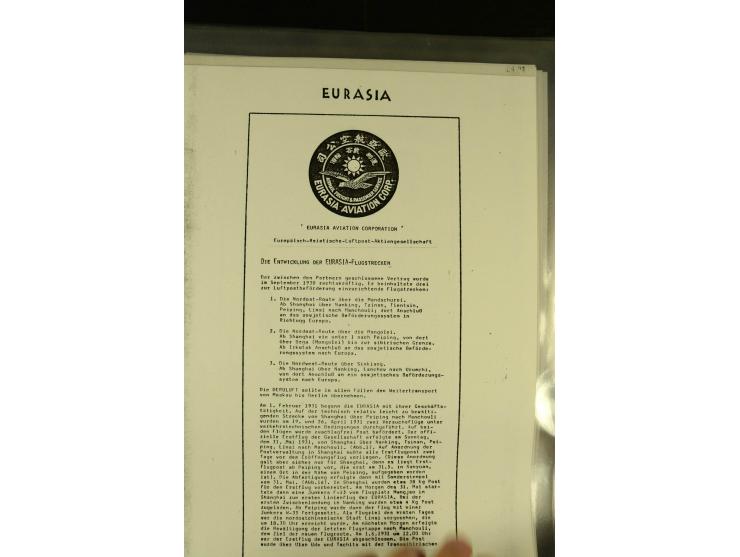 1925/1940 (ca.), umfangreiche Sammlung "Flugpostlinen aus Aller Welt" inkl. dt. Katapultpost mit ca. 190 Briefen und Karten, 
