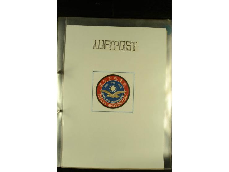 1925/1940 (ca.), umfangreiche Sammlung "Flugpostlinen aus Aller Welt" inkl. dt. Katapultpost mit ca. 190 Briefen und Karten, 