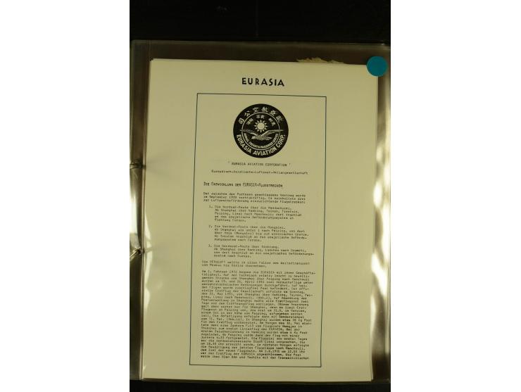 1925/1940 (ca.), umfangreiche Sammlung "Flugpostlinen aus Aller Welt" inkl. dt. Katapultpost mit ca. 190 Briefen und Karten, 