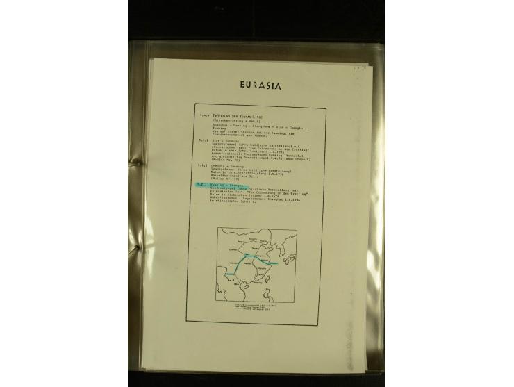 1925/1940 (ca.), umfangreiche Sammlung "Flugpostlinen aus Aller Welt" inkl. dt. Katapultpost mit ca. 190 Briefen und Karten, 