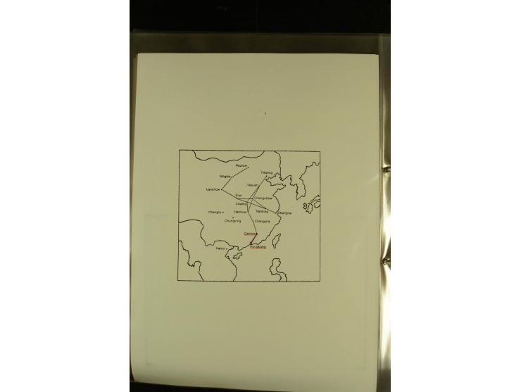 1925/1940 (ca.), umfangreiche Sammlung "Flugpostlinen aus Aller Welt" inkl. dt. Katapultpost mit ca. 190 Briefen und Karten, 
