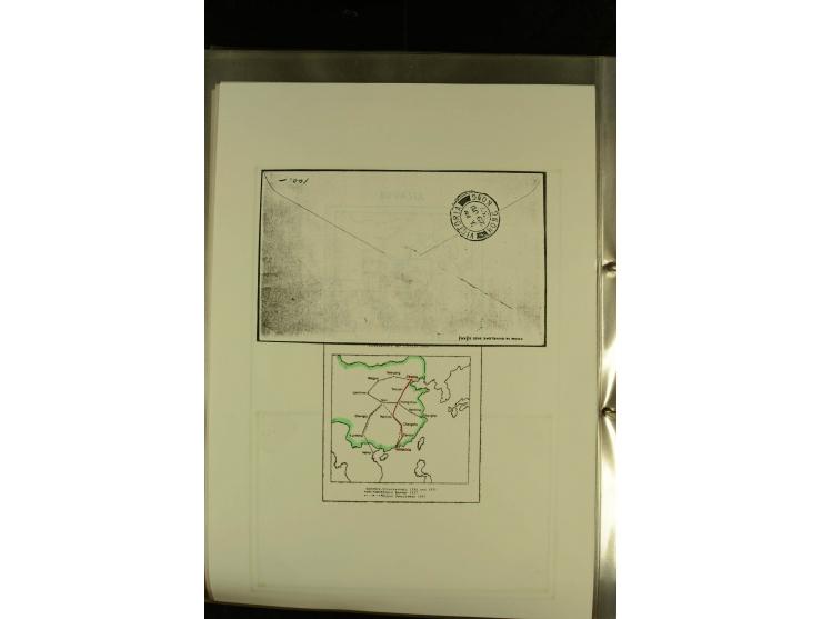 1925/1940 (ca.), umfangreiche Sammlung "Flugpostlinen aus Aller Welt" inkl. dt. Katapultpost mit ca. 190 Briefen und Karten, 