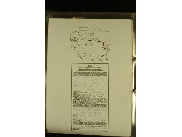 1925/1940 (ca.), umfangreiche Sammlung "Flugpostlinen aus Aller Welt" inkl. dt. Katapultpost mit ca. 190 Briefen und Karten, 