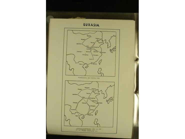 1925/1940 (ca.), umfangreiche Sammlung "Flugpostlinen aus Aller Welt" inkl. dt. Katapultpost mit ca. 190 Briefen und Karten, 