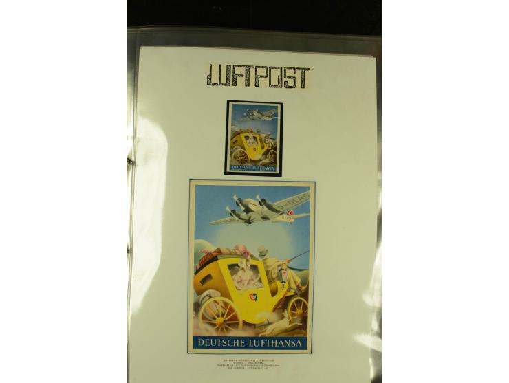 1925/1940 (ca.), umfangreiche Sammlung "Flugpostlinen aus Aller Welt" inkl. dt. Katapultpost mit ca. 190 Briefen und Karten, 