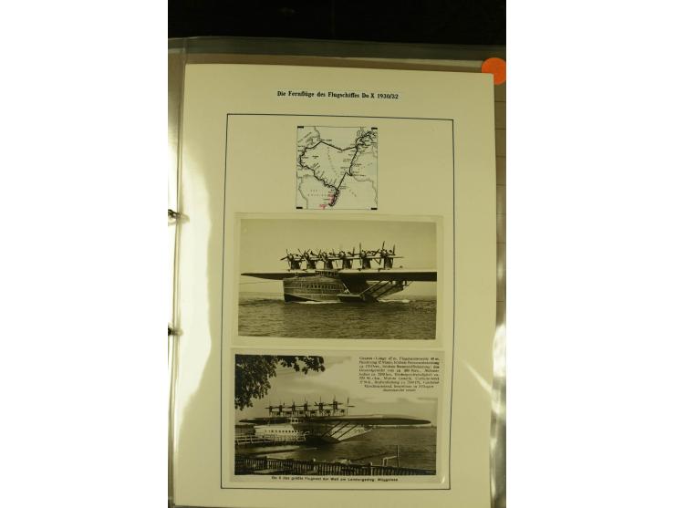 1925/1940 (ca.), umfangreiche Sammlung "Flugpostlinen aus Aller Welt" inkl. dt. Katapultpost mit ca. 190 Briefen und Karten, 