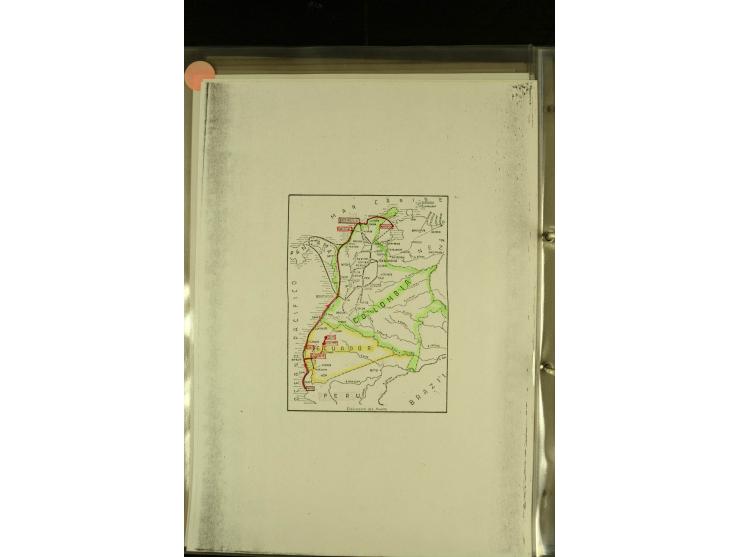 1920/1939, umfangreiche Sammlung mit ca. 170 Briefen und Karten auf selbstgefertigten Albenblätttern mit Beschriftung, dabei 