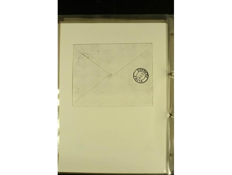 1920/1939, umfangreiche Sammlung mit ca. 170 Briefen und Karten auf selbstgefertigten Albenblätttern mit Beschriftung, dabei 