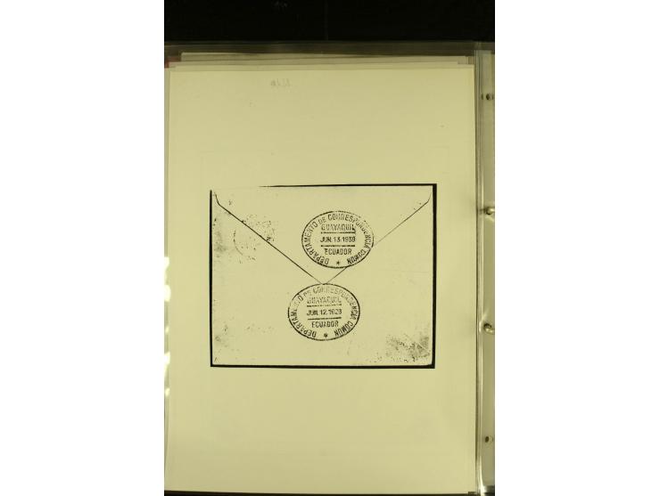 1920/1939, umfangreiche Sammlung mit ca. 170 Briefen und Karten auf selbstgefertigten Albenblätttern mit Beschriftung, dabei 