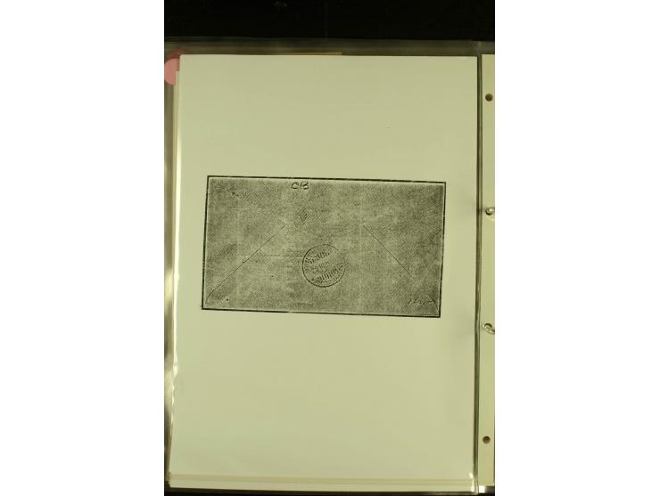 1920/1939, umfangreiche Sammlung mit ca. 170 Briefen und Karten auf selbstgefertigten Albenblätttern mit Beschriftung, dabei 
