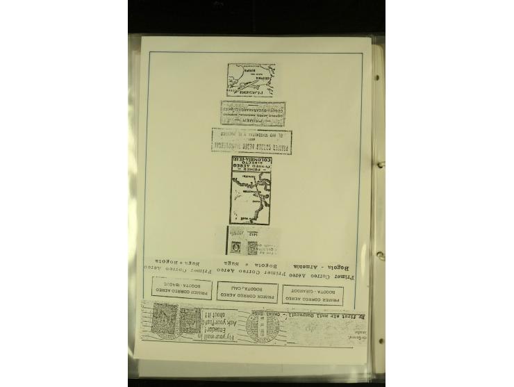 1920/1939, umfangreiche Sammlung mit ca. 170 Briefen und Karten auf selbstgefertigten Albenblätttern mit Beschriftung, dabei 