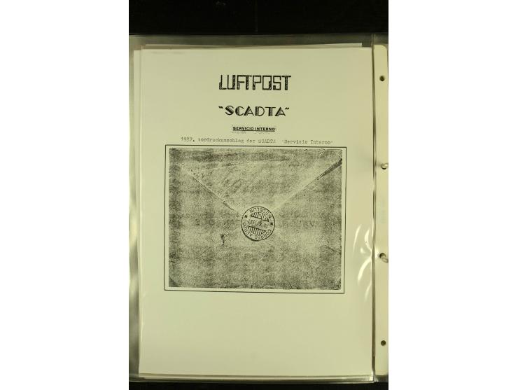 1920/1939, umfangreiche Sammlung mit ca. 170 Briefen und Karten auf selbstgefertigten Albenblätttern mit Beschriftung, dabei 