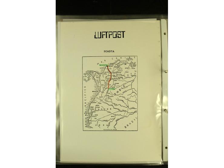 1920/1939, umfangreiche Sammlung mit ca. 170 Briefen und Karten auf selbstgefertigten Albenblätttern mit Beschriftung, dabei 