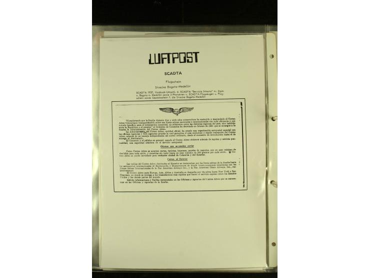 1920/1939, umfangreiche Sammlung mit ca. 170 Briefen und Karten auf selbstgefertigten Albenblätttern mit Beschriftung, dabei 