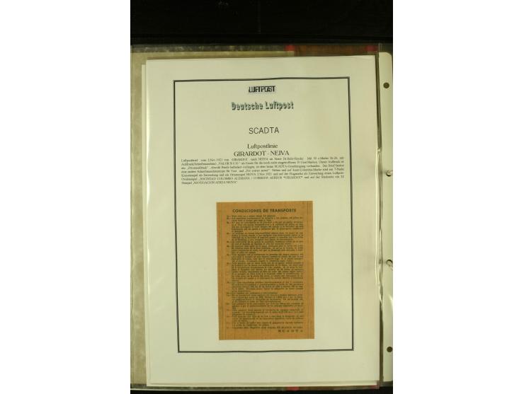 1920/1939, umfangreiche Sammlung mit ca. 170 Briefen und Karten auf selbstgefertigten Albenblätttern mit Beschriftung, dabei 