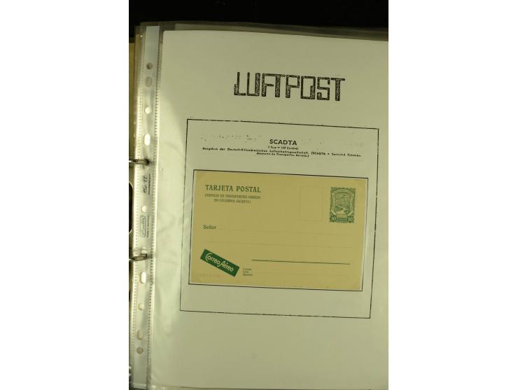 1920/1939, umfangreiche Sammlung mit ca. 170 Briefen und Karten auf selbstgefertigten Albenblätttern mit Beschriftung, dabei 