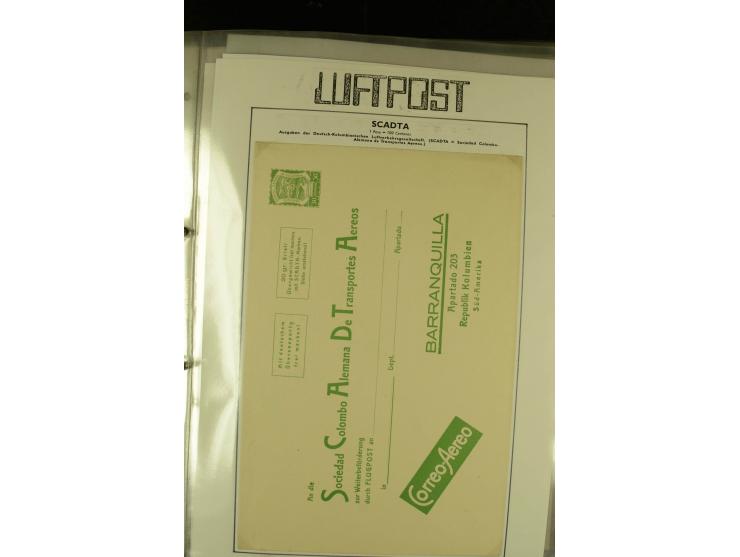 1920/1939, umfangreiche Sammlung mit ca. 170 Briefen und Karten auf selbstgefertigten Albenblätttern mit Beschriftung, dabei 