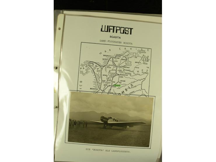 1920/1939, umfangreiche Sammlung mit ca. 170 Briefen und Karten auf selbstgefertigten Albenblätttern mit Beschriftung, dabei 